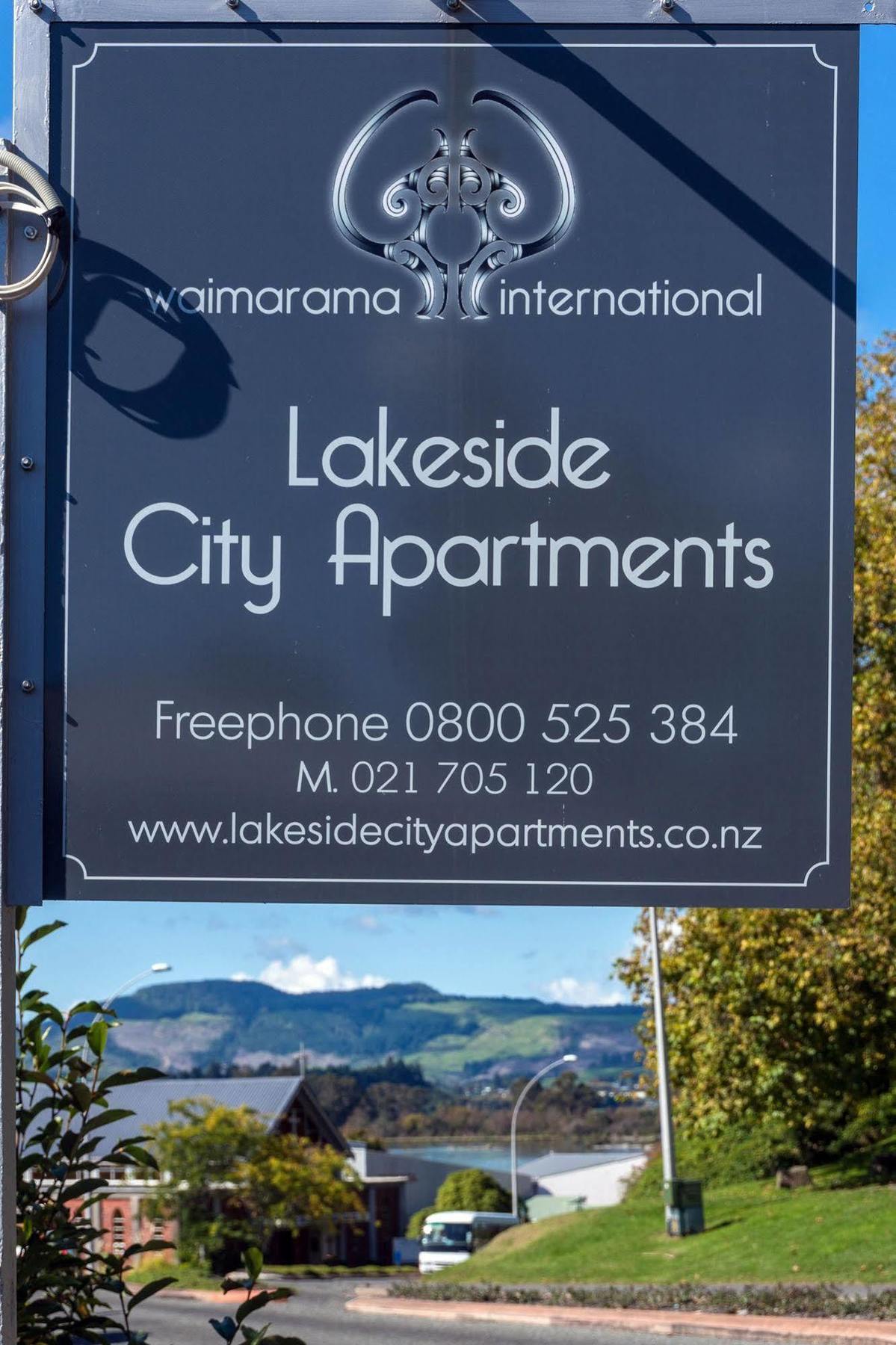Lakeside City Apartments - Penthouse And Studio روتوروا المظهر الخارجي الصورة